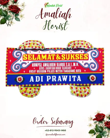 Papan Bunga Ucapan Selamat Gesengan